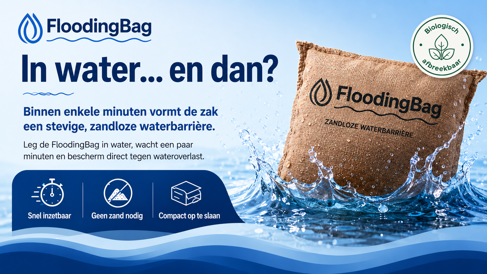 FloodingBag in water